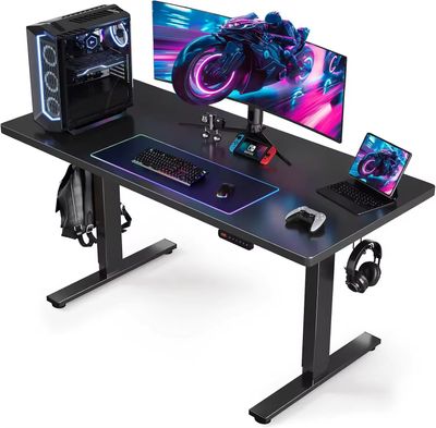 Gaming Desk Electric Height Adjustable